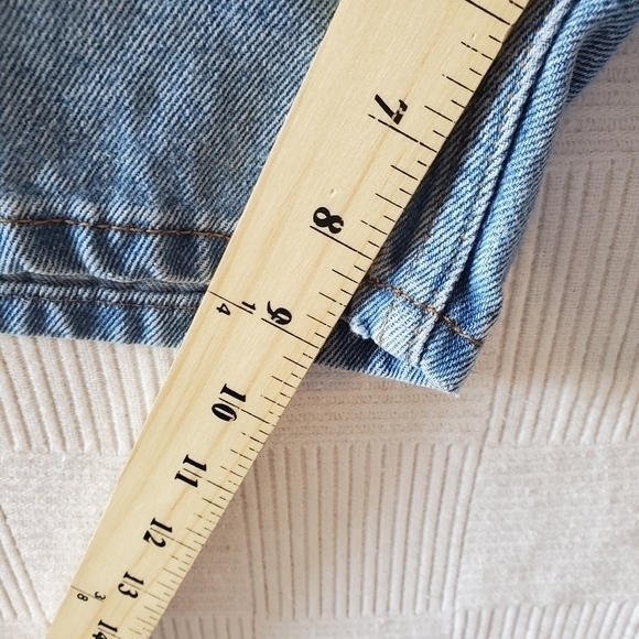 Vintage Levis 505 Jean Shorts Men's 40‎ Blue Red Tab Y2K Medium Wash - Picture 6 of 10